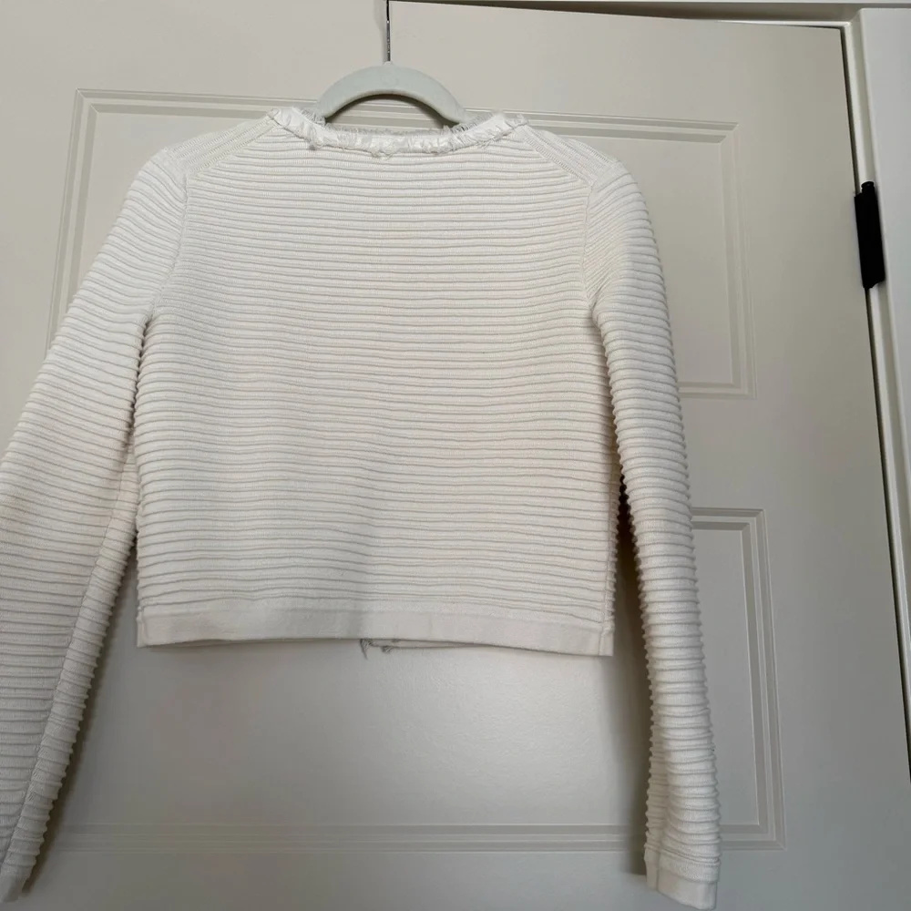 J.Crew Emilie Sweater Lady Jacket in Textured Cotton Blend - Picture 8 of 8